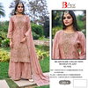 Bilqis B 254 A To D Chinon Embroidery Wholesale Pakistani Salwar Suits In India